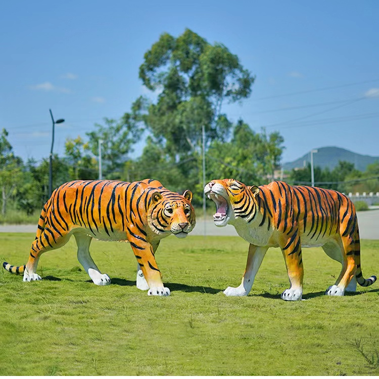 Business Promotion Event Party Decor Animal Props Fiberglass Zebra Sculpture