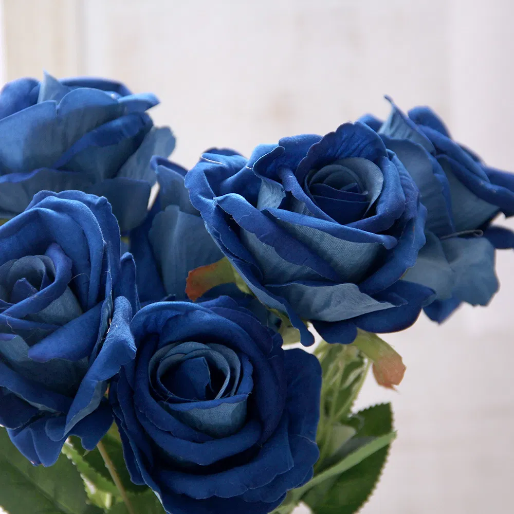 Whosale Single Real Touch Artificial Roses for Wedding Home Garden Decoration