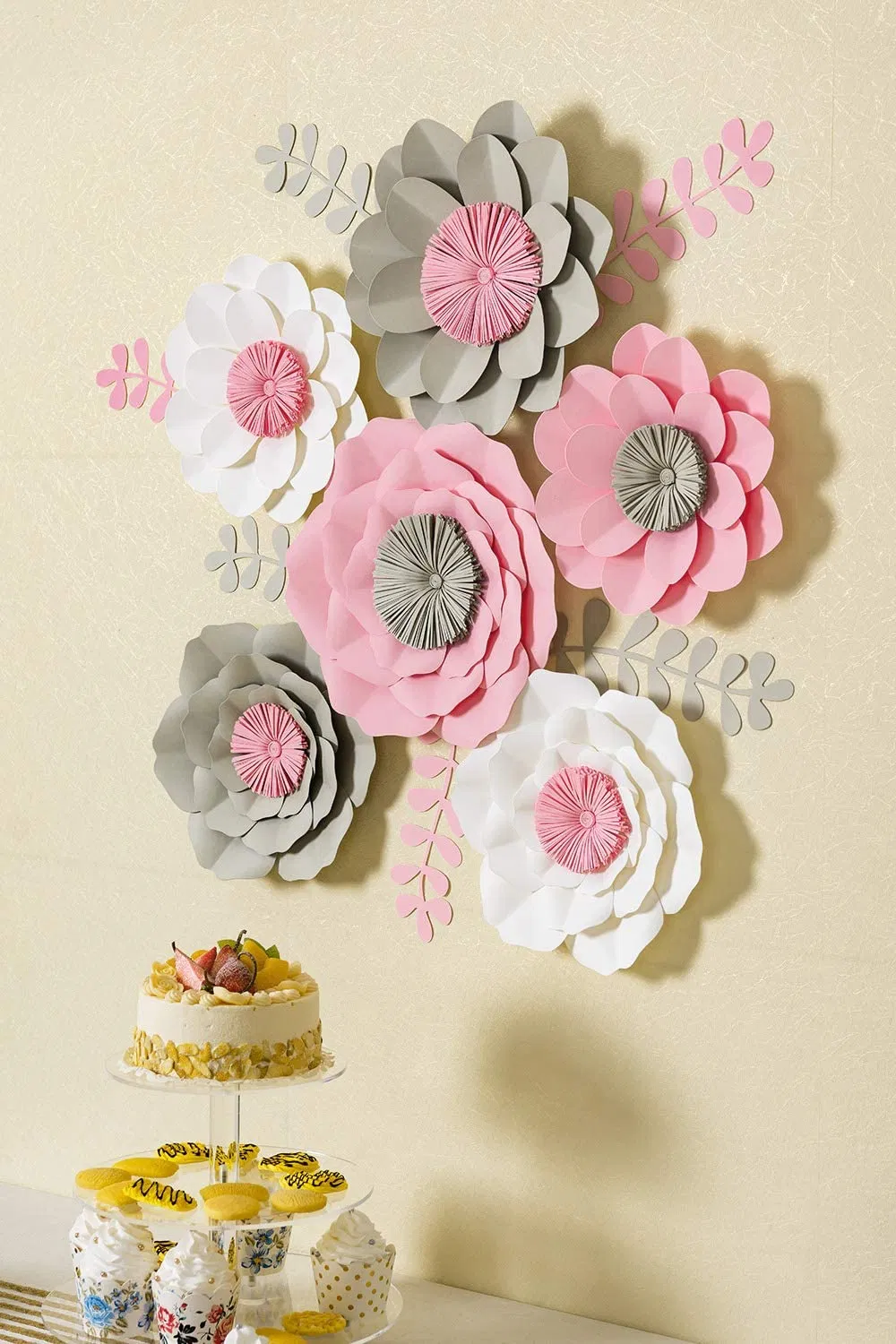 Paper Flower Wall Backdrop