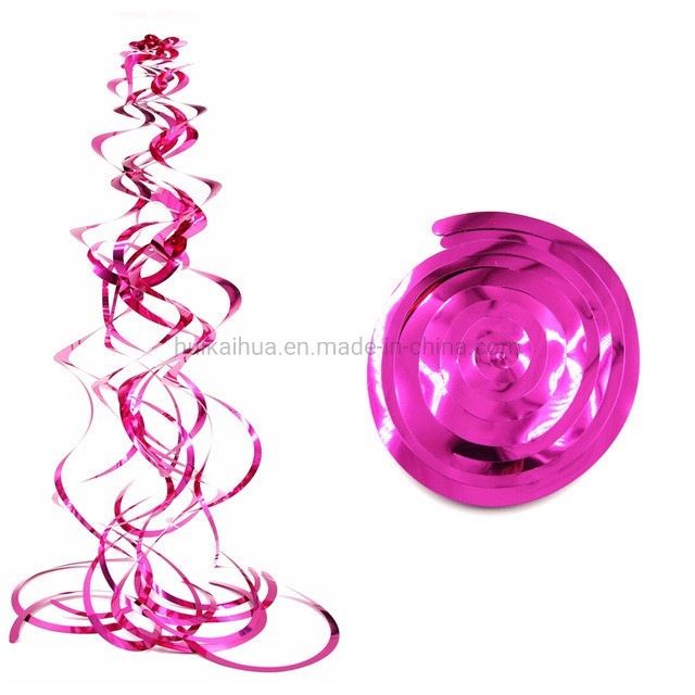 Christmas Party Wedding Graduation Balloon Hanging Ceiling Foil Swirl Decorations