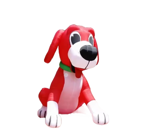 Giant Inflatable Puppy Balloon Sculpture for Festive Events