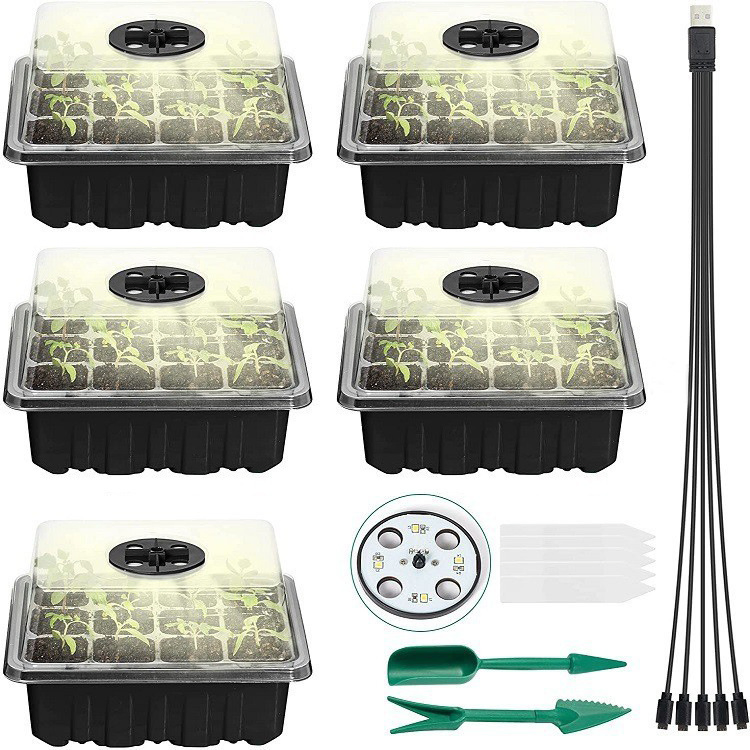 Wholesale Garden Plant Nursery Pot Grow 6/ 12 Cell Germination Starter Seedling Tray