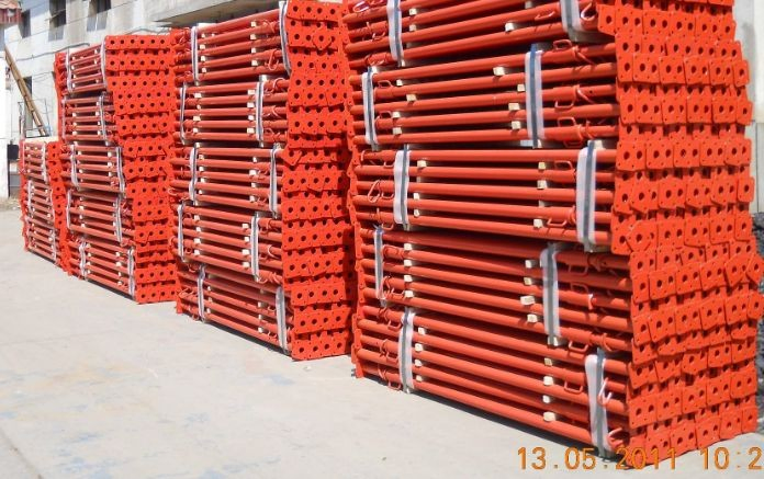 Scaffolding for Construction Supporting for Slab Formwork Steel Props with Square Flower Plate