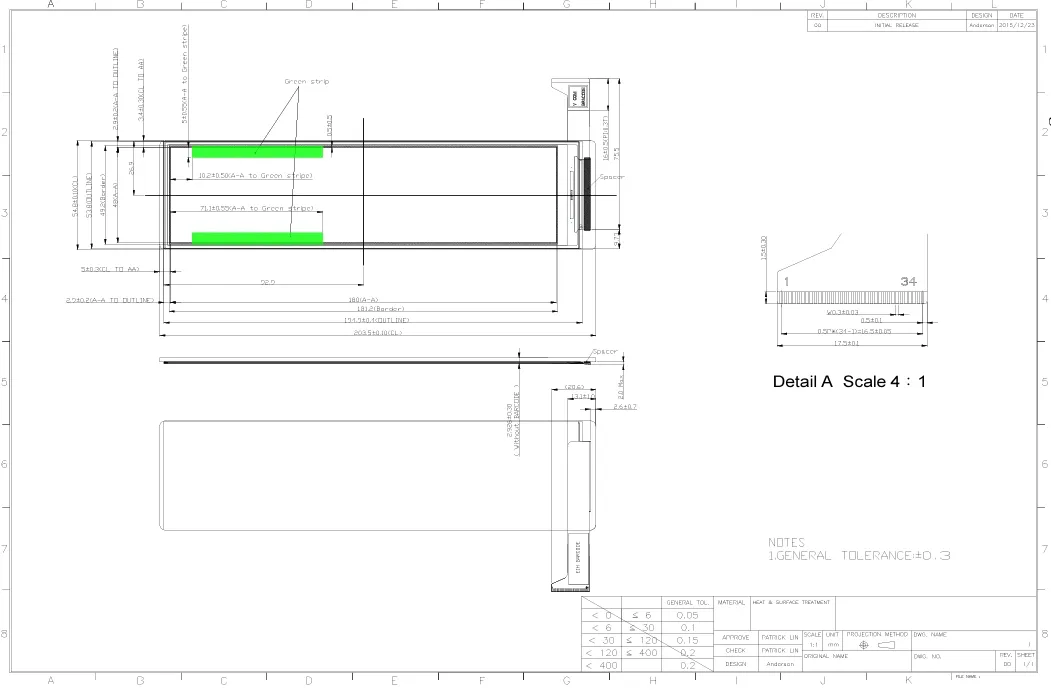 7.33 inch E-Paper Display
