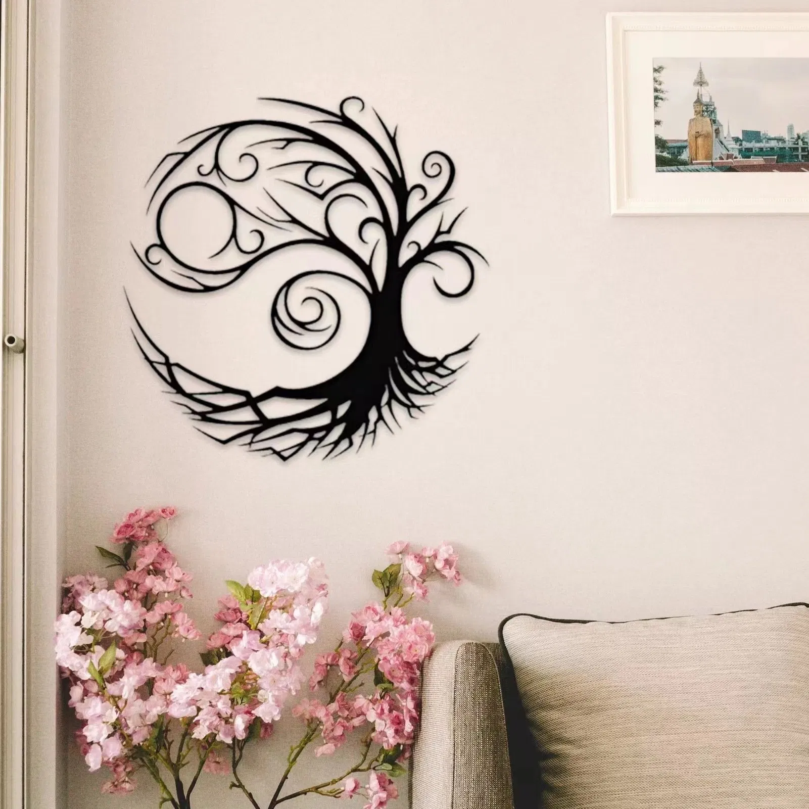 Tree of Life Abstract Art Silhouettes Atmosphere Decorative Wall Hangings