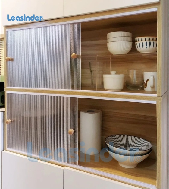 Colorful Striped Acrylic Stone Decor for Modern Interiors