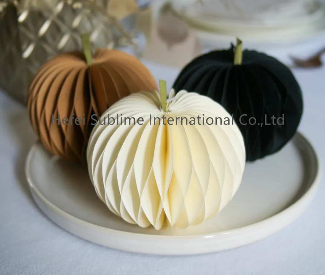 Paper Pumpkin Detail 1