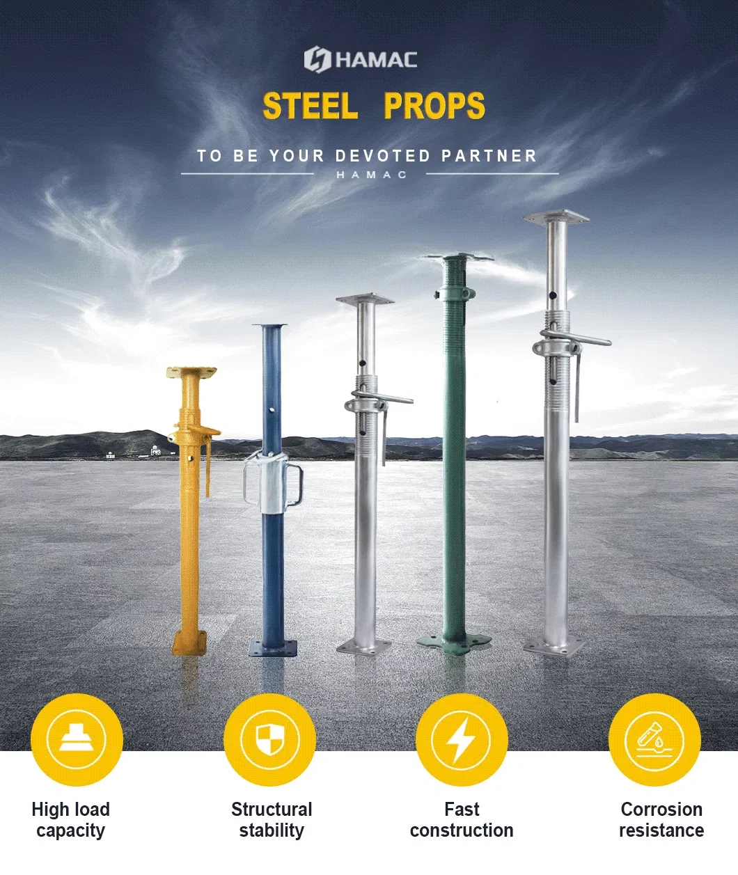 Shoring Scaffolding Steel Props