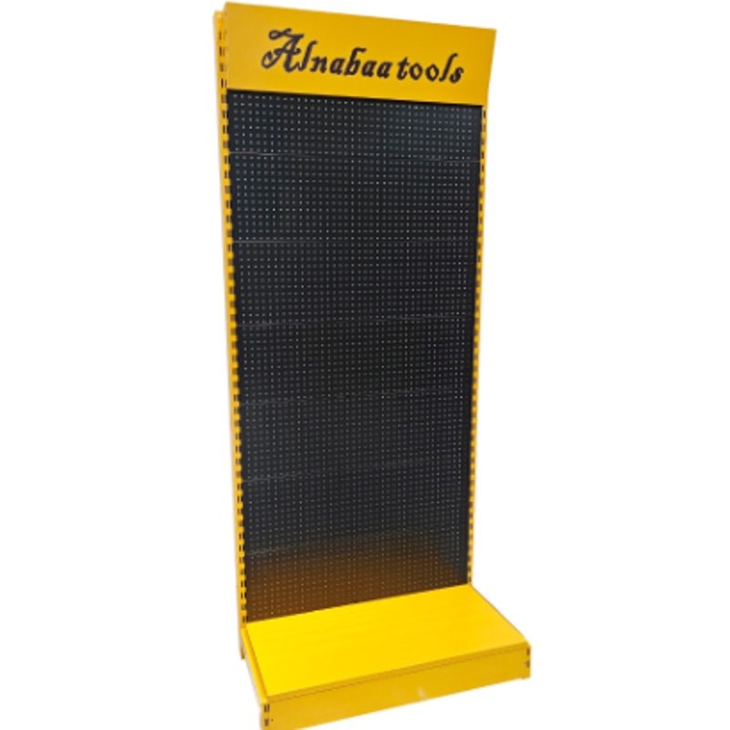 Supermarket Metal Customized Paper Display Racks Cardboard Floor Display Unit