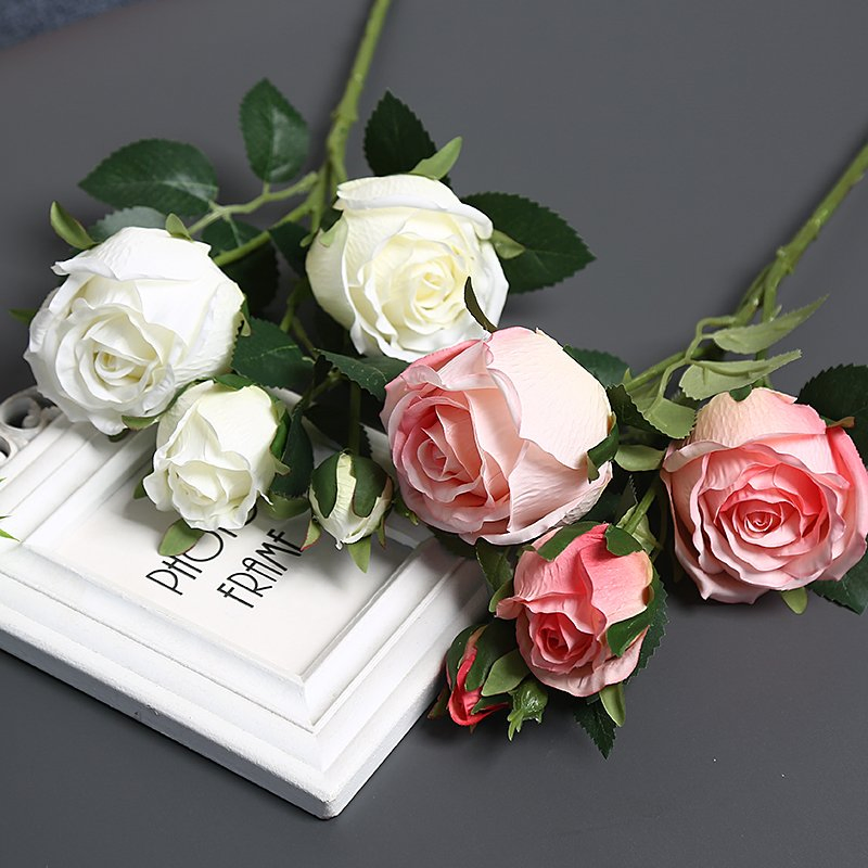 Soft Petals Tulip Sunflower Birthday Party Backdrop Heartwarming Cheerful: White Paper Natural-Looking Rustic Detailed Decorative Flower