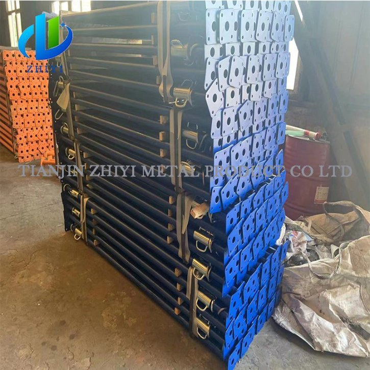 Scaffold Floor Sleeve Nut with Steel Handle Flower Plates Push Pull Steel Prop 6m Decking En1065 2600mm Jack Weight for Build