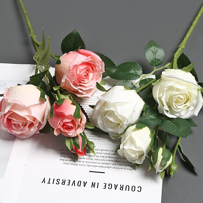 Soft Petals Tulip Sunflower Birthday Party Backdrop Heartwarming Cheerful: White Paper Natural-Looking Rustic Detailed Decorative Flower