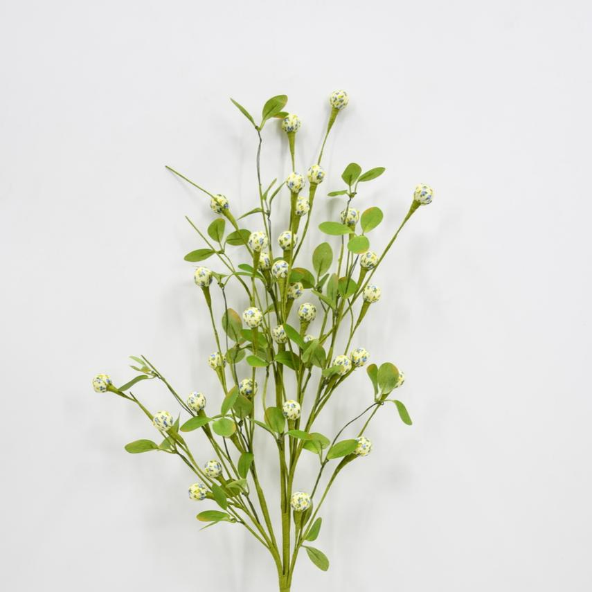 Easter Decorations Green Easter Eggs Artificial Branches DIY Party Bouquet Flower Accessories, Artificial Easter Flowers for Festival Decor