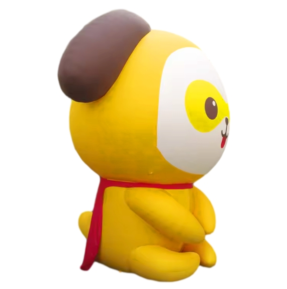Giant Inflatable Puppy Balloon Sculpture for Festive Events