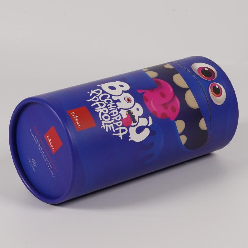 Bailuo Custom Eco Friendly Luxury Cylinder Shaped Tissue Paper Package Box with Custom Logo