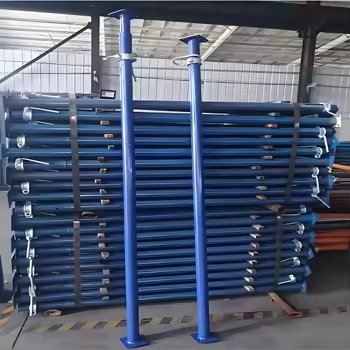 Find Similar Iconadjustable Steel Prop Spray Coated with Flower Plate Galvanized Steel Props for Formwork Shoring