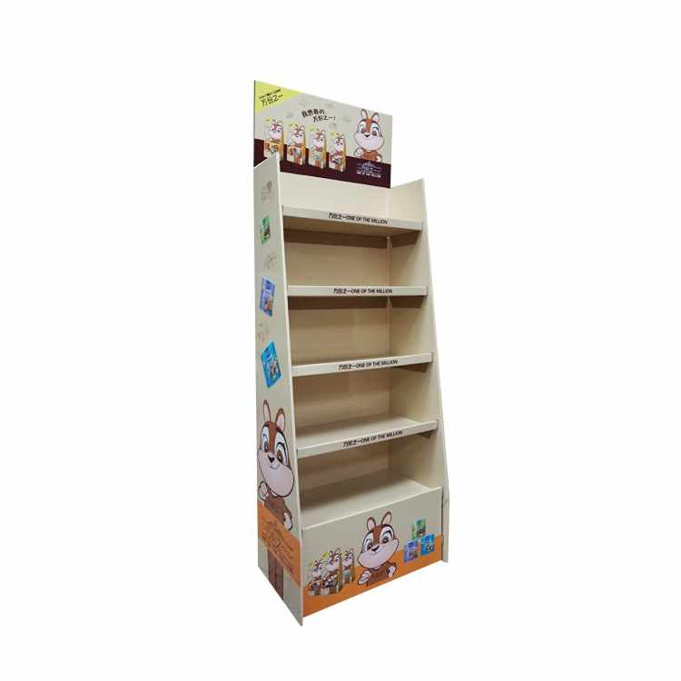 Bdl Hot Selling Custom Retail Store Drink Beverage Floor Food Candy Pop up Rack Product Paper Corrugated Cardboard Display Stand Supermarket