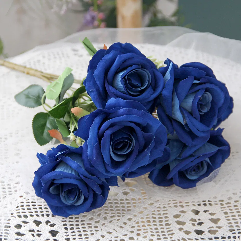 Whosale Single Real Touch Artificial Roses for Wedding Home Garden Decoration