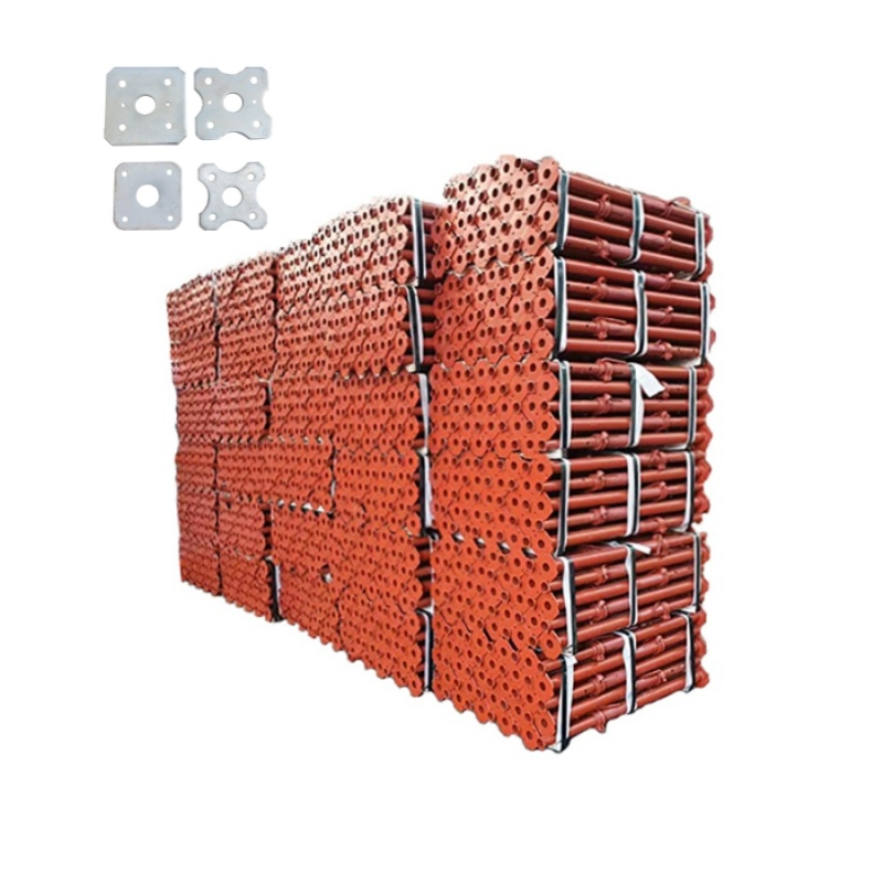 Adjustable Steel Prop Scaffolding Steel Props with Square/Flower Plate for Construction