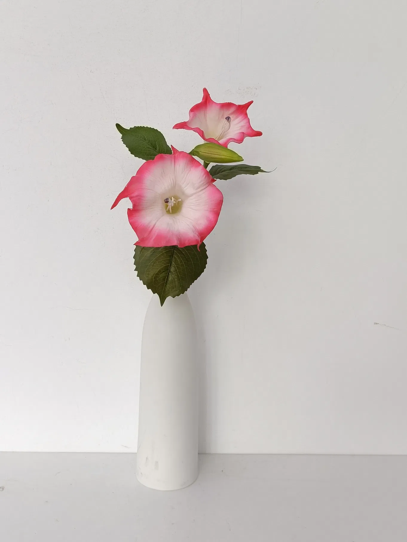 Premium Handmade Artificial Datura Branch for Outdoor Landscape Decoration Party Banquet Decor