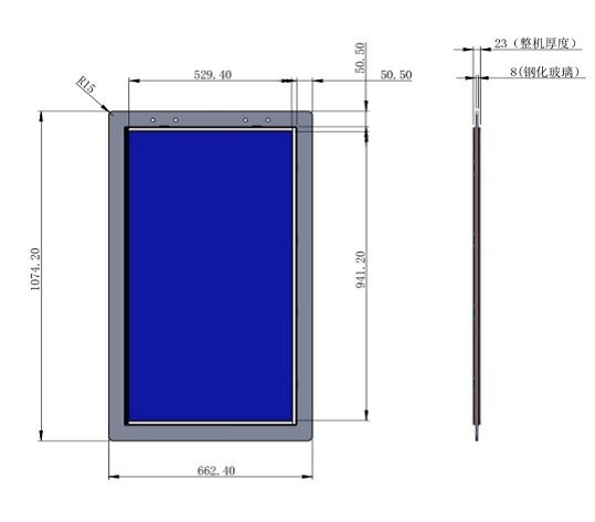 43 49 55 Inch Ceiling Hanging Double Sided Window Display Visual Merchandising Commercial Display Double Monitors