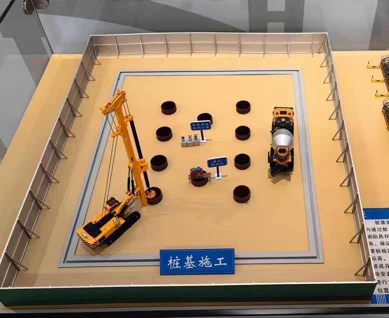 Artisan Coal Mining Model Sculpture Perfect for Office Corporate Showcases