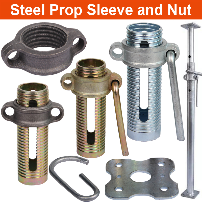 Hamac Adjustable Galvanized Shoring Scaffolding Steel Props with Square Flower Plate