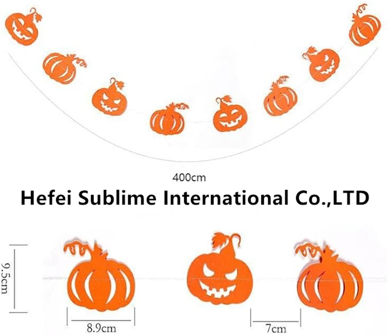 Halloween Party Paper Garland for Home Fireplace Haunted House Decoration