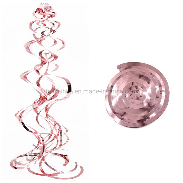 Christmas Party Wedding Graduation Balloon Hanging Ceiling Foil Swirl Decorations