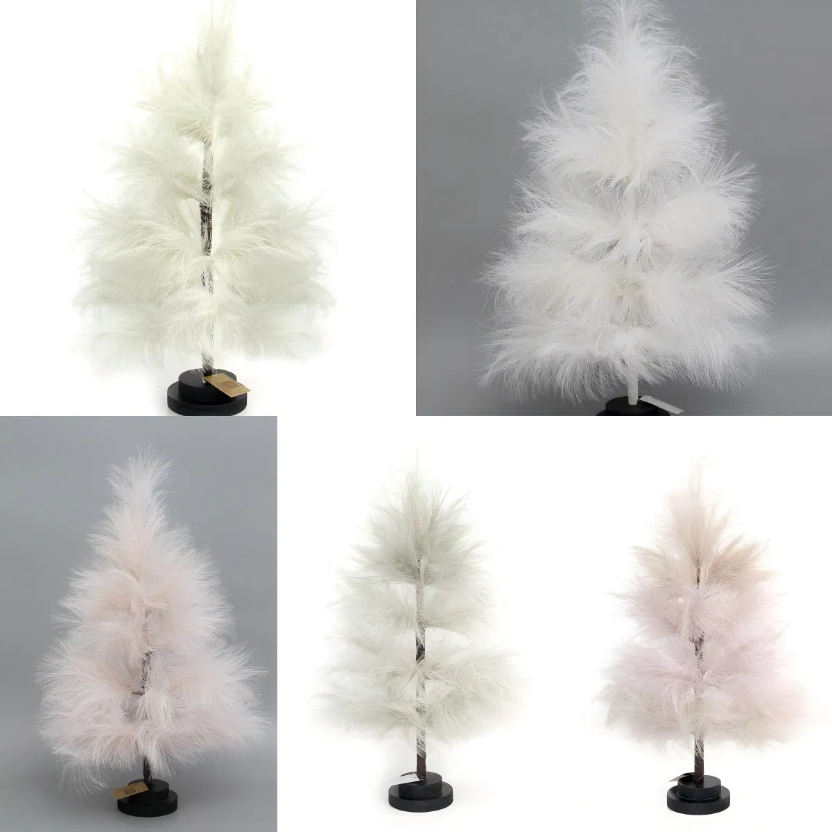 Fluffy High Quality Small Christmas Ornament Artificial Pampas Tree Home Party Decoration