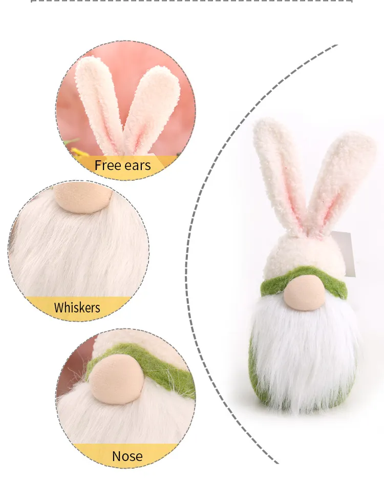 Rabbit Gnome Detail 3