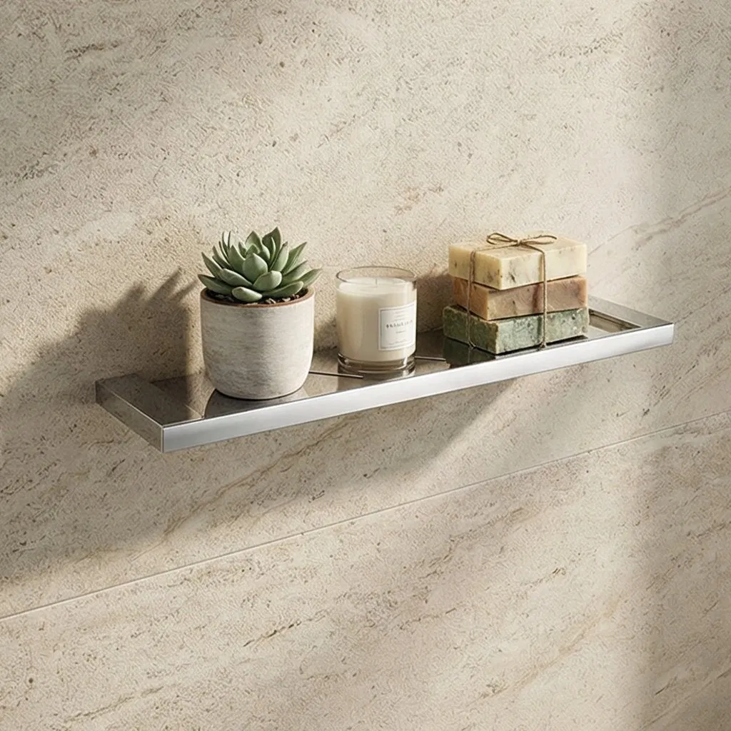 Luxury Rose Gold Hotel Bathroom Towel Rack Set Stainless Steel 304 Modern Towel Rack