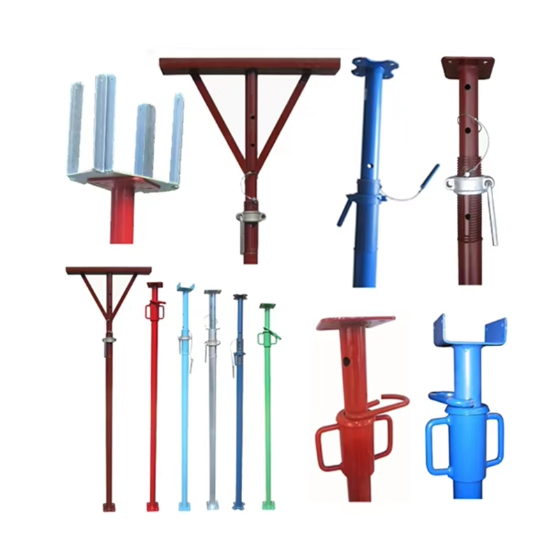 Puntal 3m Steel Tubes Heavy Duty with Flower Plate Galvanized Scaffoldings Steel Props for Formwork Support
