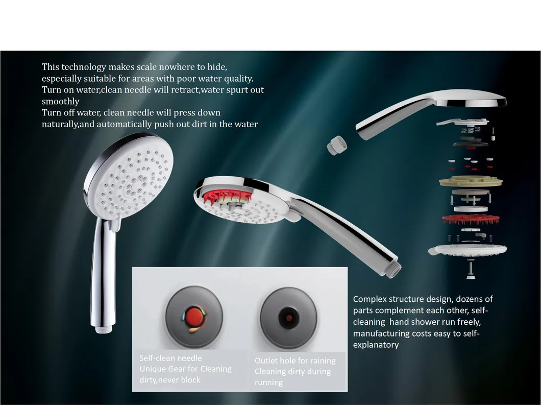 Luxurious Floral Pattern Hand Shower