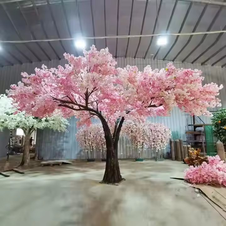 New Products Large Flower Tree 3.6m High and 6m Wide Artificial Cherry Blossom Tree for Decor