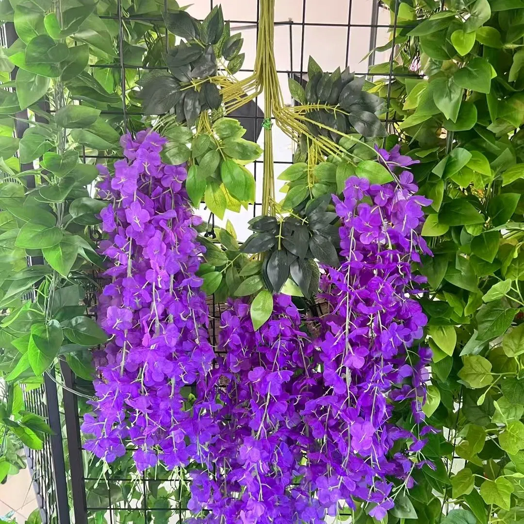 Wholesale Artificial Hanging Flowers for Wedding Party Ceremony Backdrop