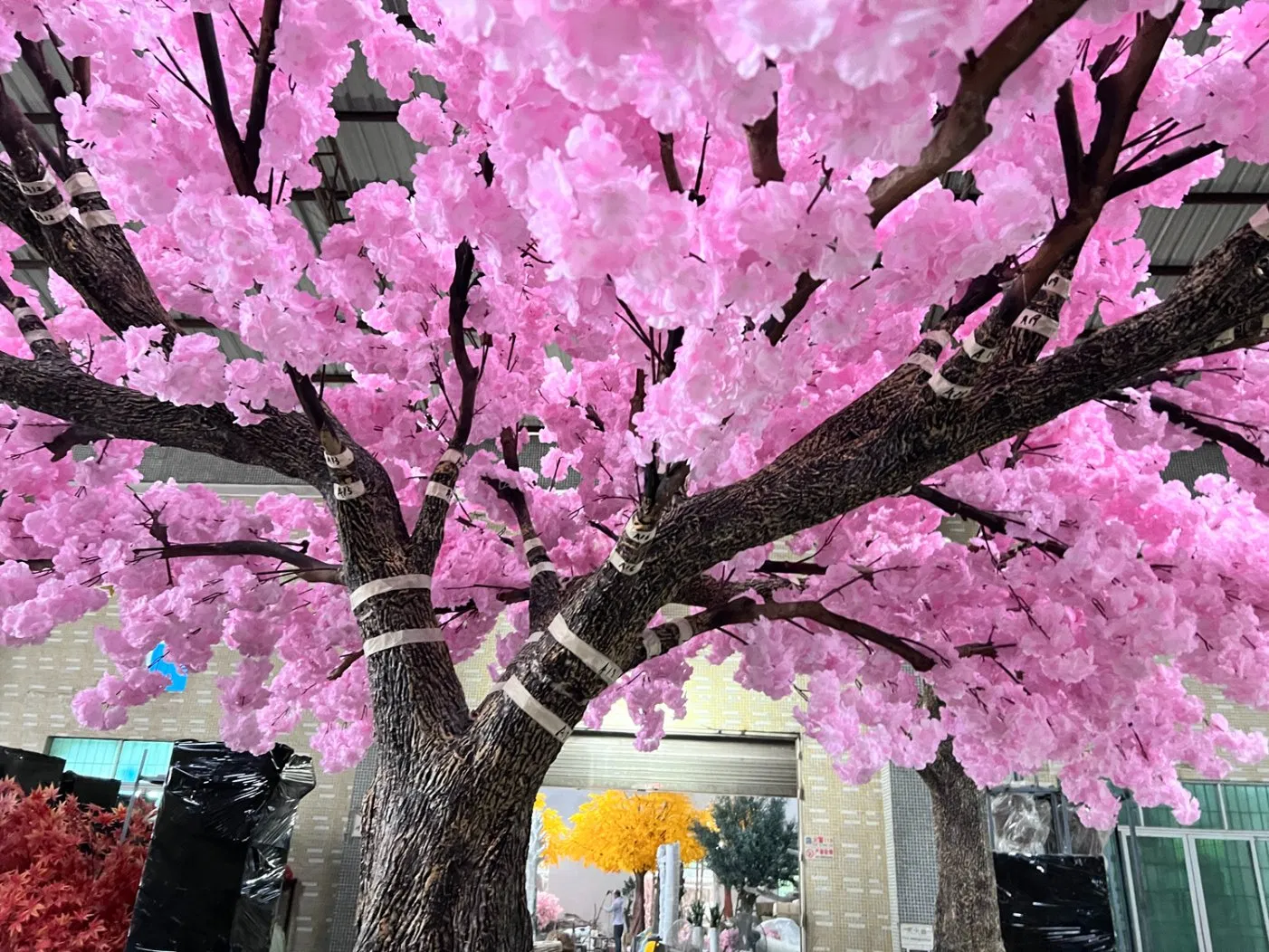 New Products Large Flower Tree 3.6m High and 6m Wide Artificial Cherry Blossom Tree for Decor