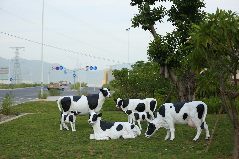 Business Promotion Event Party Decor Animal Props Fiberglass Zebra Sculpture