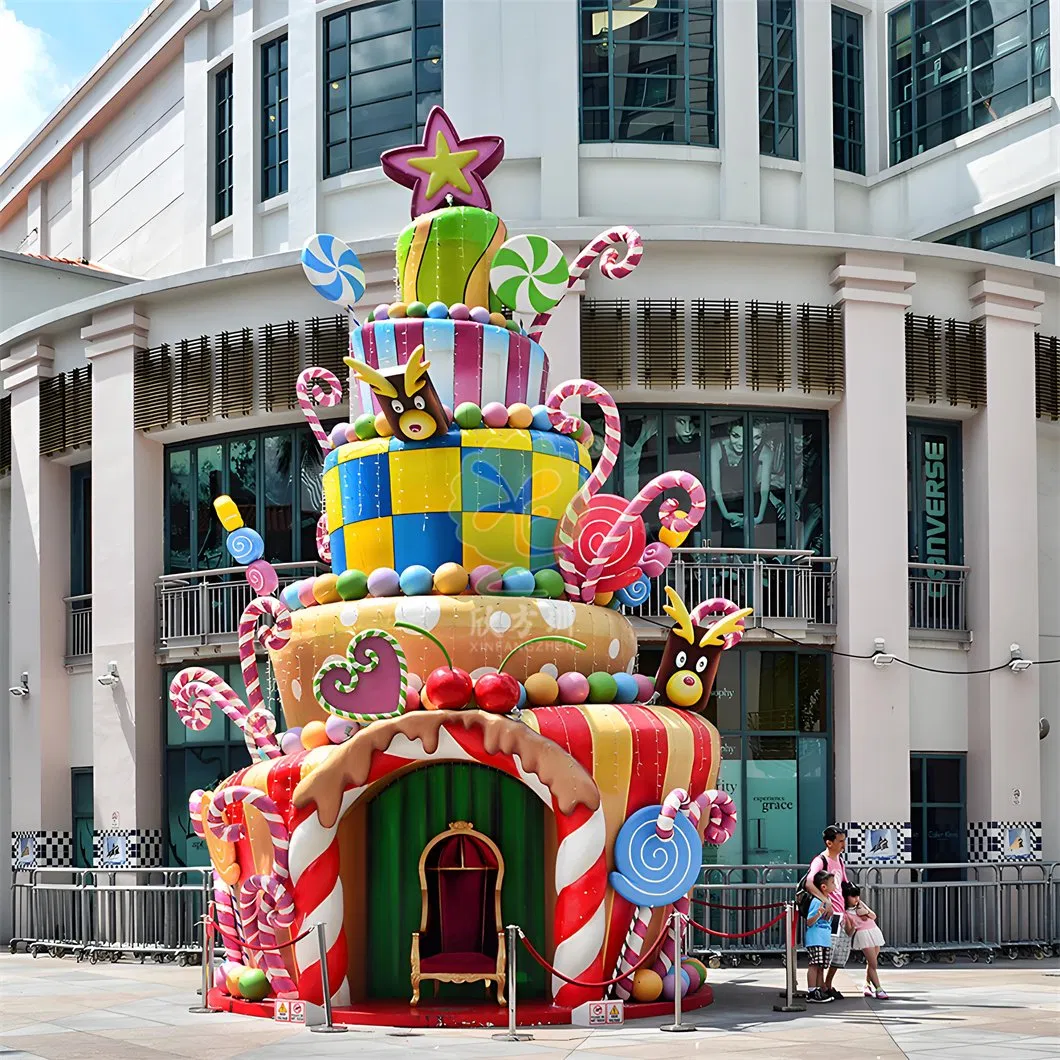 Fiberglass Reinforced Plastic Large-Scale Commercial Plaza Festival Event Theme Decoration Prop Sculpture