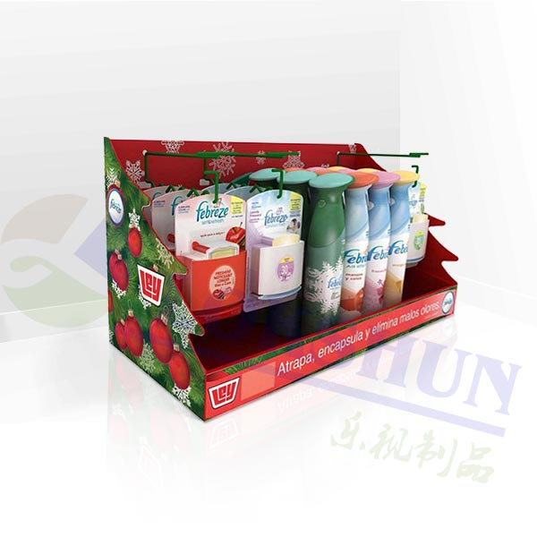 Custom Cardboard Merchandising Counter Retail Counter Box Paper Display Boxes Table Top Cardboard Display Counter