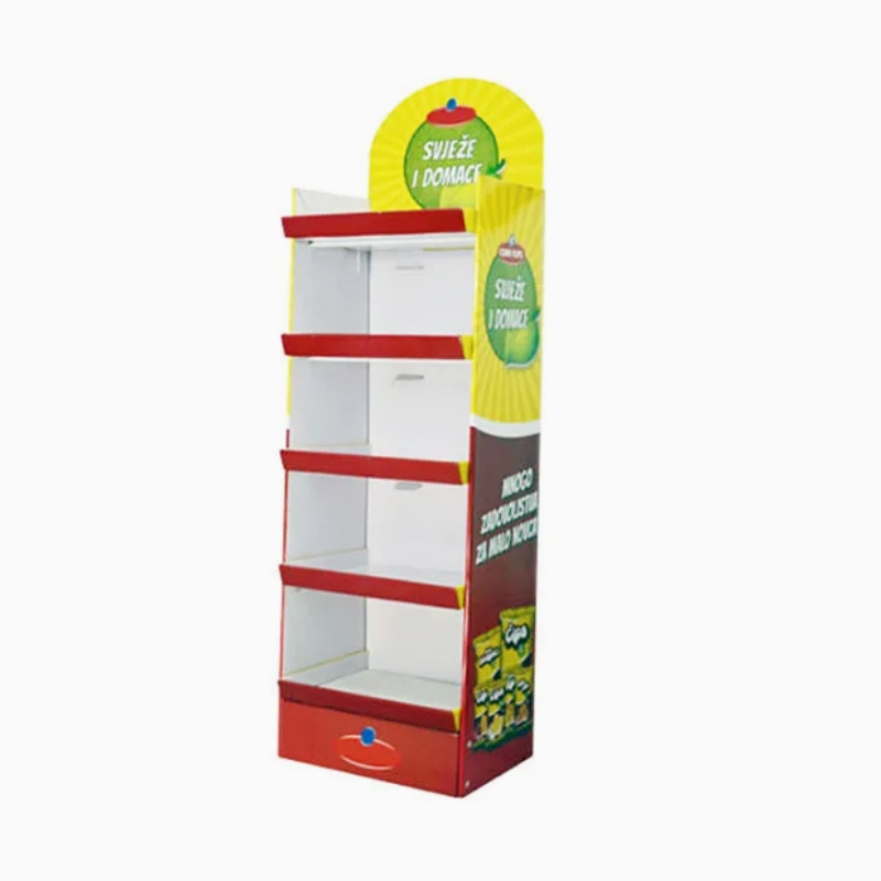 Custom Retail Toy Store Display Rack Cardboard Floor Stand Paper Display