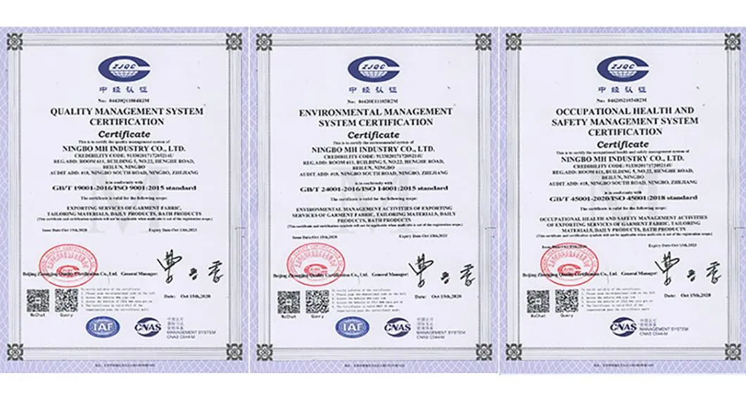 Certificates