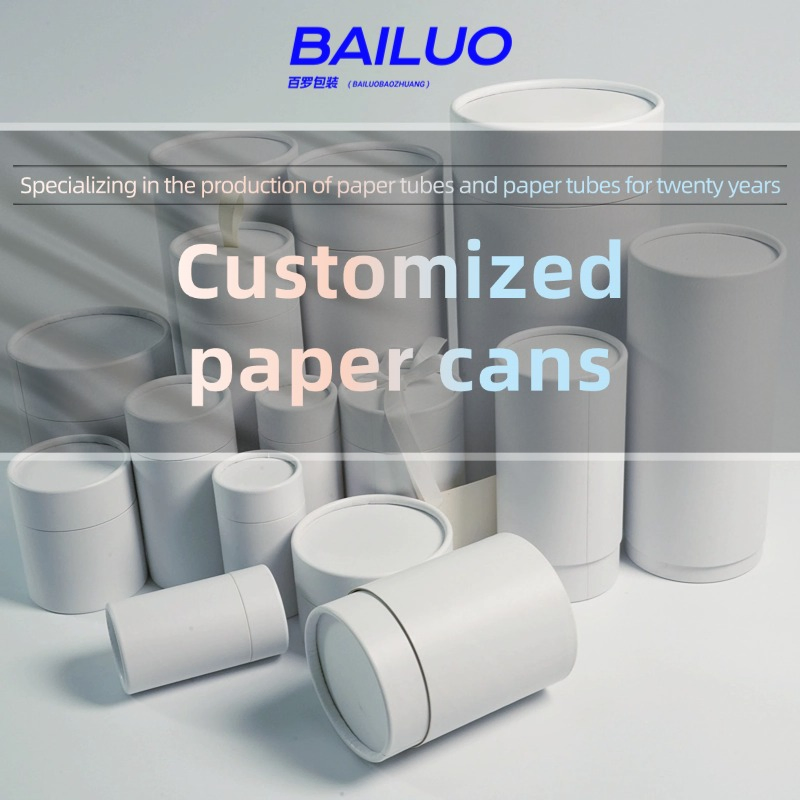 High-Quality Personalized Paper Can with Flexibility and Customization Features