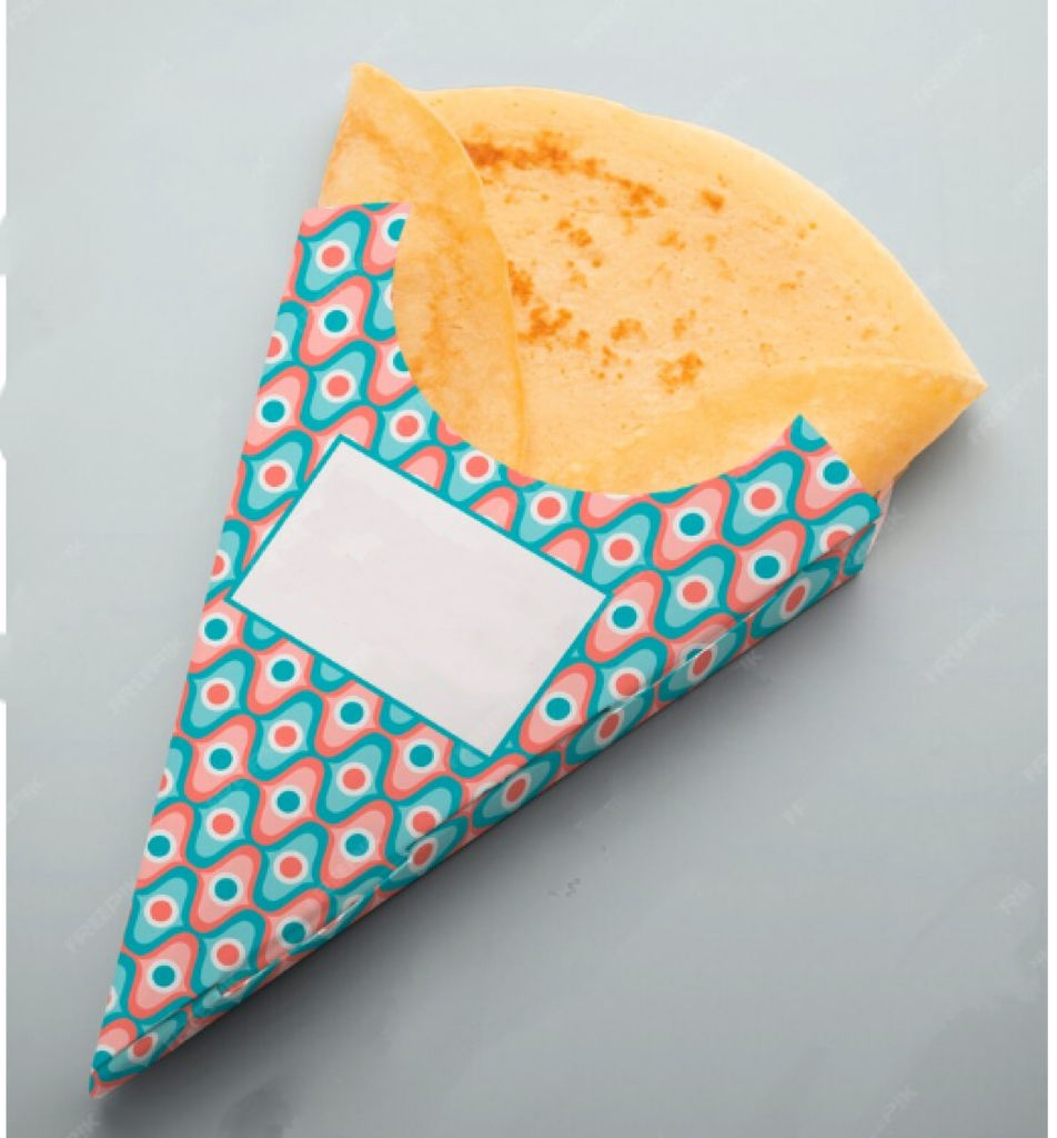 Crepe Holder Cone Crepe Cone Crepe Packaging Papel Crepe