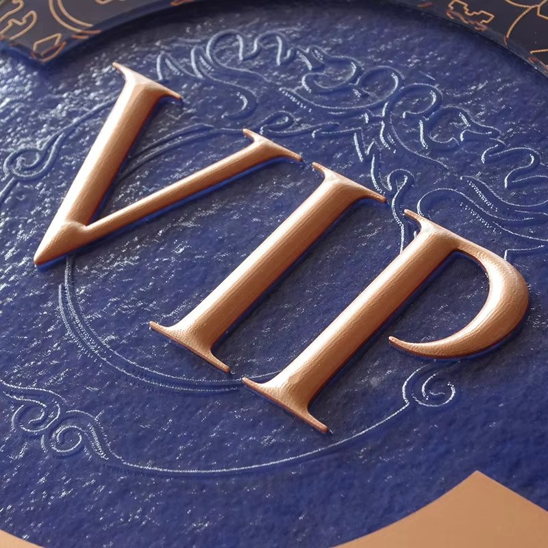 3D Channel Letters Luxury Rose Gold Door Sign for Hotel