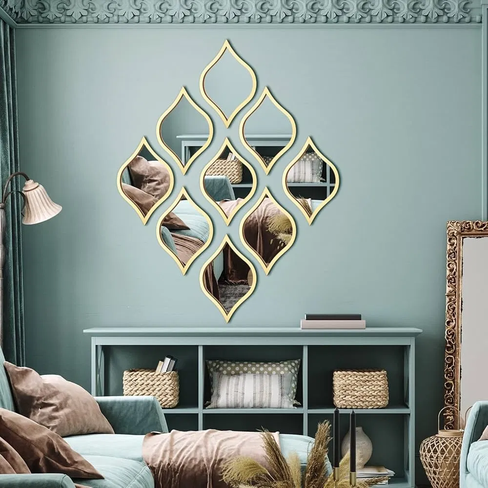 Stylish Modern Acrylic Bathroom Mirror for Chic Home Decor