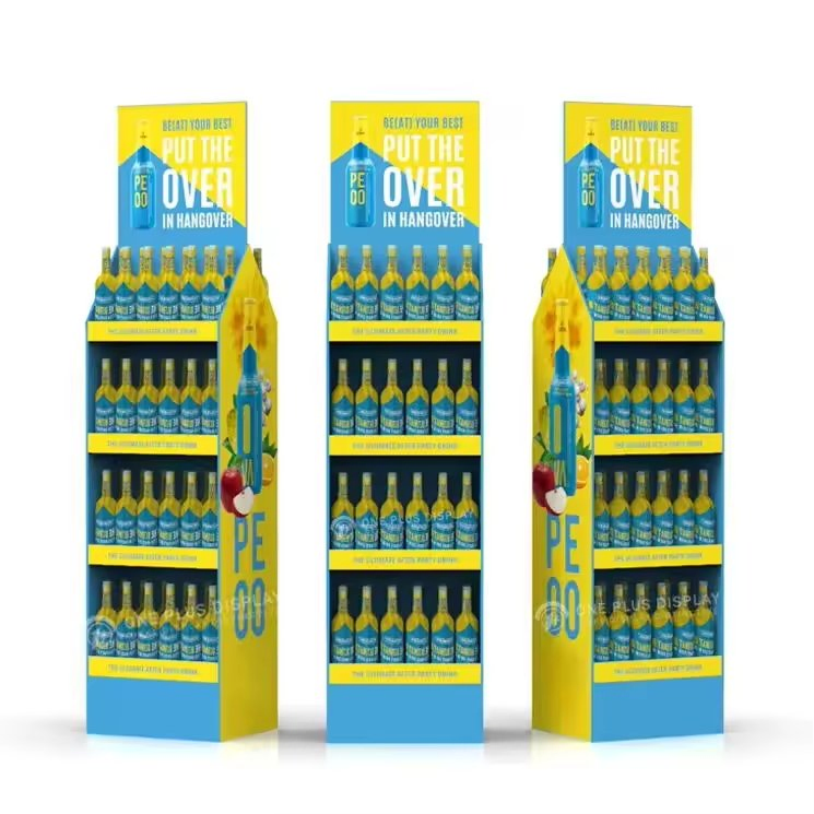 Custom Paper Stand Product Snack Food Display Stand Corrugated Cardboard Display Stand Cardboard Display