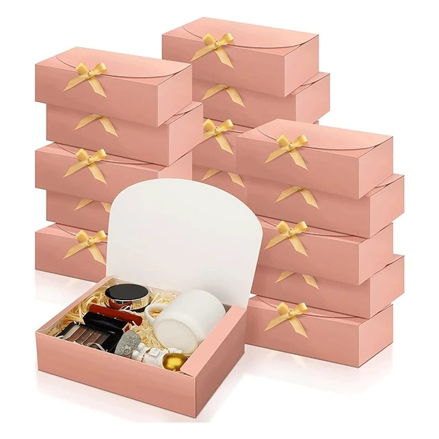 Custom Rose Gold Paper Gift Box