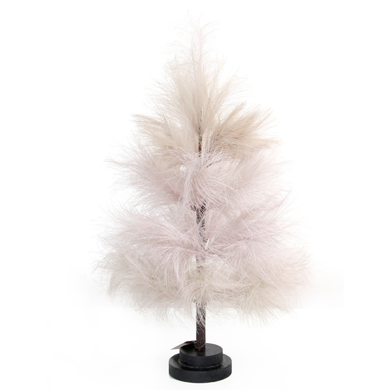 Fluffy High Quality Small Christmas Ornament Artificial Pampas Tree Home Party Decoration
