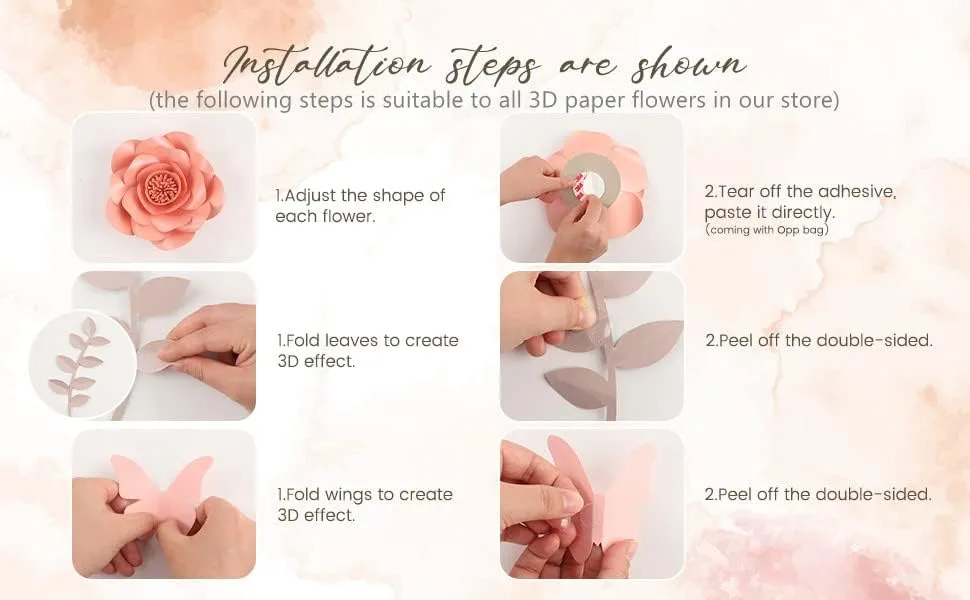 Artificial Paper Flower Detail 1